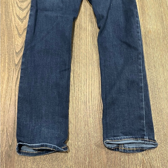 Levis Jeans Boys 511 Straight Leg Mid Rise Dark Wash Cotton Denim Blue Size 12R - Picture 5 of 10